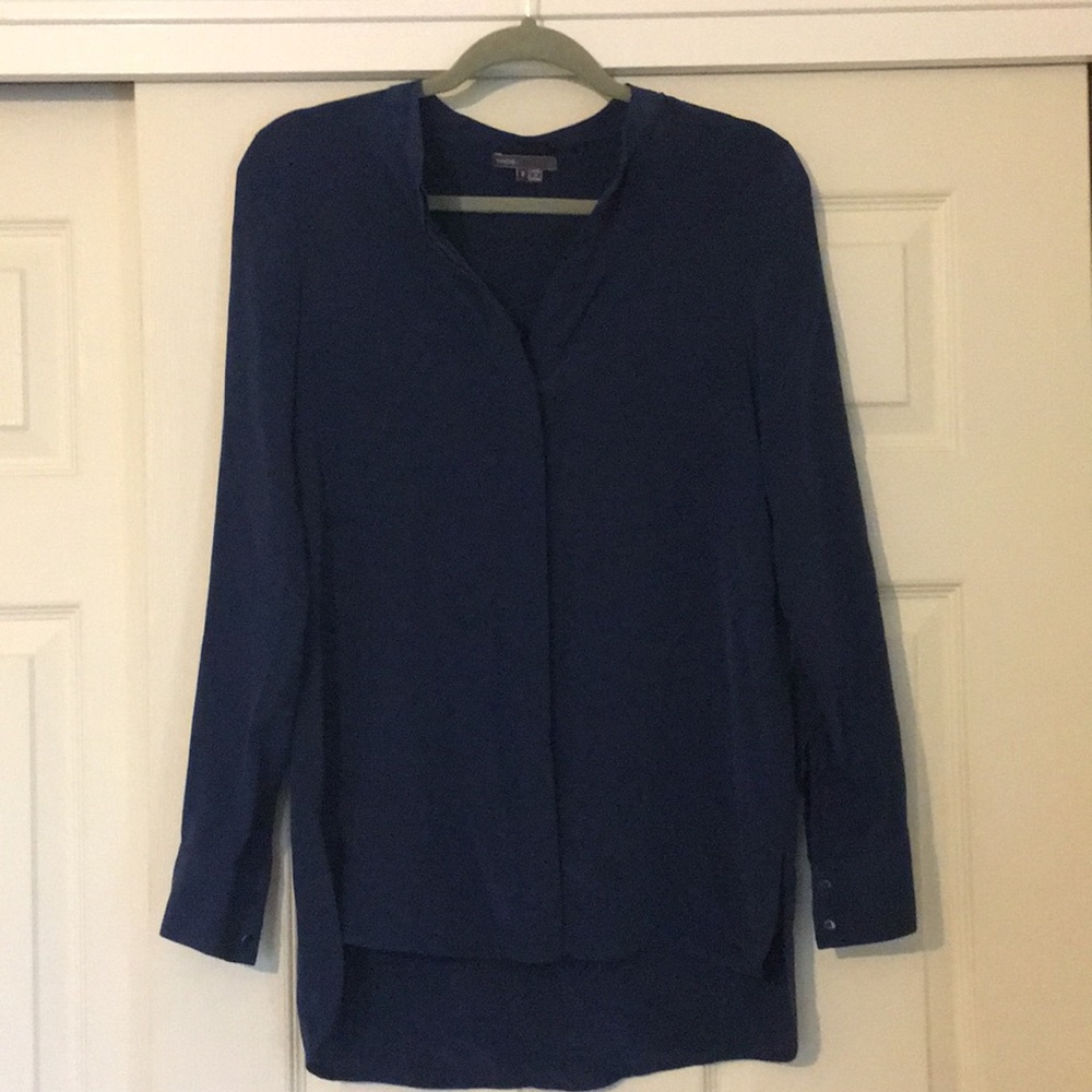 Vince- navy blue blouse